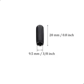 750226122658 QJZXUEZHEN Screw Thread Protectors Rubber Round #2