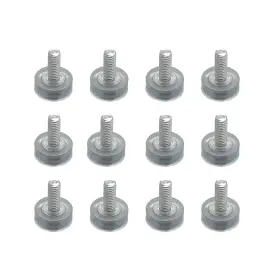 31468-FTFFS-M6-12 RLECS Rubber Transparent Furniture Feet