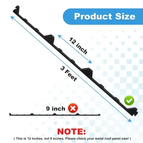 730849958360 SHOWINGO Classic Foam Strip Roofing Panels #2