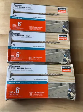 SDWS22600DB-R50 SIMPSON-DRIVE Sdws Timber Screws Exterior