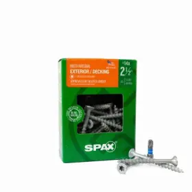 4191670600604 SPAX Pack Exterior Flat Head Wood Deck Screws