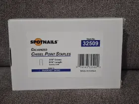 32509 SPOTNAILS Pack Wire Staples Crown