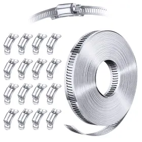SUS2021CUS STEELSOFT Steel Hose Clamp Fasteners Kit