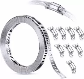 SUS2021CUS STEELSOFT Steel Hose Clamp Strap Fasteners