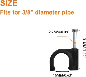 ST0624-008 SWZHAI Half Clamp Hook Nail Pex Cable Clips Et #2