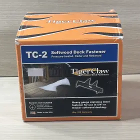850925000025 TIGER CLAW Hidden Deck Softwood Fasteners