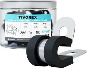 313041721750 TIVOREX Cable Steel Wire Clamp Rubber