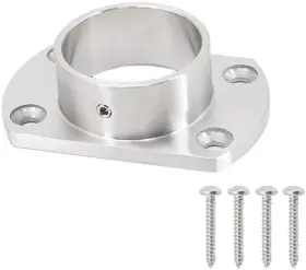762716152007 TOP HARDWARE Steel Oblong Base Flange Od Round