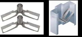 HM-BUTTERFLY-ANC-534 TRUDOOR Anchor Hollow Door Frames Jambs