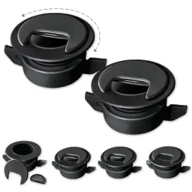 TLG19 TWIST LOCK GROMMET Patented Cable Wire Cord Management