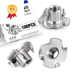 5-UDTN USDRWAM Pack Nuts Wood Zinc Carbon Steel