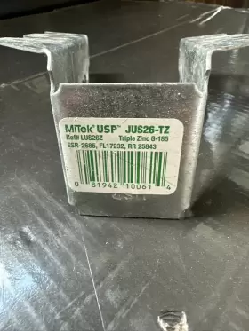 JUS26-TZ USP Mitek Mount Slant Nail Joist Hangers #3