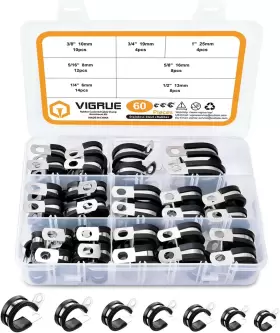 5165155 VIGRUE Cable Clamps Steel Rubber Cushion Kit