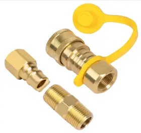 QH1-3 WADEO Natural Gas Propane Solid Connect Disconnect