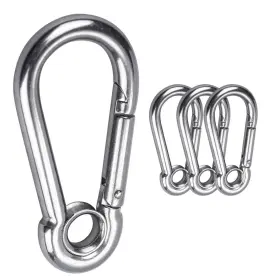 US96-9312-9315 XIND ELE Steel Snap Hook Carabiner Clip Eyelet