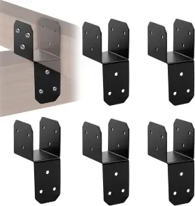 CONNECTOR-2X4-6 YESIDEA Pack Joist Anchor Post Caps Tie
