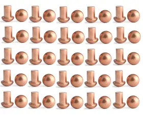 MT00S1 YXQ Copper Solid Rivets Shank Round Head Fa