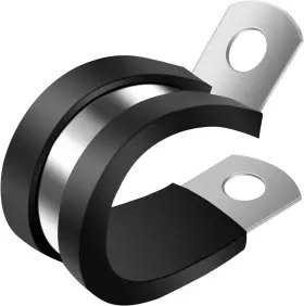 445037942948 ZIPCCI Cable Clamps Pack Steel Wire Rubber Hose