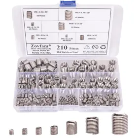 YL7ZGSLW210 ZOVFAM Wire Screw Sleeve Thread Repair Inserts
