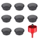 TuTuYa 8PCS Desk Grommet 2 Inch, Desk Hole Cover 2 Inch (50 mm) Black with Ho...