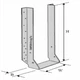 Simpson Strong-Tie MIU3.56/16 - 3-1/2 x 16 Face Mount I-Joist Hanger 25 Pk
