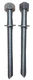 Hilti 1" x 12" HAS-E-55 Anchor Bolt with Washer and Nut 2198009 [Lot of 2] NOS