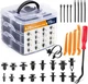 GOOACC 635pcs Auto Push Retainer Clips Fasteners 16 Sizes Assortment