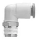 1PC SMC CORPORATION KQ2L13-37AS Tubing Fitting,Threaded,Male Elbow,1/2in Tu