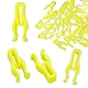 Lyxheth 30PCS Switch Bezel Clip, Car Retainer Clips, 0.39*0.82 inches, Yellow 