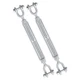 Jamiikury 3/8 Jaw Jaw Turnbuckle Galvanized Jaw and Jaw Turnbuckle, Jaw Jaw C...