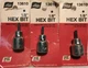 3pc LISLE 13610 3/8" DRIVE 1/8" HEX SOCKET SET SAE USA 🇺🇸