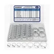 46PCS Premium Stainless Steel Hose Clamps Kit, 7 Size (1/4"-1-1/2") Adjustabl...