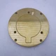 Sports Imports Brass Hinged Panel Footplate for Volleyoall 6-5/8" Dia KA25-F