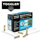 Toggler SnapToggle BB 3/16" Toggle Bolts Heavy Duty Wall Anchors 50 Piece 25013