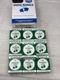 (250) Seymour Humane Pattern RN-X3 Copper Coated Hog Pig Rings, 10 Boxes Of 25