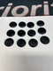 New CAPLUGS Brand Flexible 3/4" Black Plastic Hole Plugs ( QTY 12 )