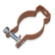 Nvent Caddy Cd2b37cp One Piece Pipe Clip, 1 In, 250 Lb Max