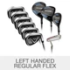 Callaway Edge Regular Flex 10-Piece Golf Club Set - LEFT HANDED - 2 Yr. Warranty