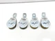 1RCF3 PULLEY SWIVEL 1 SHEAVES 3/8 IN ROPE DIA - MAX, 1-1/2 IN SHEAVE LOT OF 4 1RCF3 PULLEY SWIVEL 1 SHEAVES 3/8 IN ROPE DIA - MAX, 1-1/2 IN SHEAVE LOT OF 4