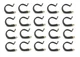 Adel 754-24-2-8 Aircraft Wire Hose 1-1/2" SAE Size 24 Loop Clamp 7542428 20-Pack