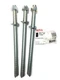 Hilti 3/4" x 12" Anchor Rod HAS-E-55 w/Washer and Nut Pack (3pcs) 2198001 NOS