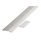 Manufacturer Varies Seam Binder,2 x 72 In,Fluted, Silver 2RRU8 Manufacturer