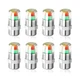 Tire Pressure Monitor Valve Stem Caps, 2.4 Bar 36PSI Pressure 8PCS Silver