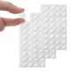 Furnigear Cabinet Bumpers Soft Self-Adhesive Cylindrical 96pcs, Transparent 