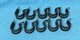 ADEL ~ S975-2-12 ~ LOOP CLAMP (LOT OF 10)