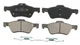 QS Disc Brake Pad Set, Chamfered Edges for Smooth, Quiet ZD1047 QS - Ceramic