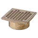 JAY R. SMITH MFG. CO B05NB Floor Drain Strainer,Square,5In 11U233