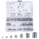 Zovfam 140Pcs M3&ndash;M12 Stainless Steel Helicoil Thread Repair Inserts Kit