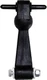 Buyers Products WJ206RO 6 Inch Heavy Duty Rubber Hood Latch, 1 Count, Black