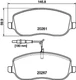 Mintex MDB2531 Front Brake Pad Set Fits Citroën Fiat Lancia Peugeot 807 C8 Jumpy Mintex MDB2531 Front Brake Pad Set Fits Citroën Fiat Lancia Peugeot 807 C8 Jumpy